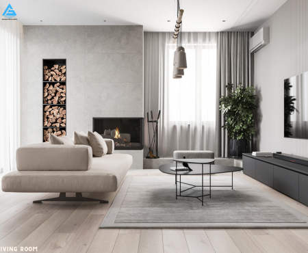 HOME DESIGN NEW - Thiết kế nội thất mới nhất 2021 theo gam màu White and Gray